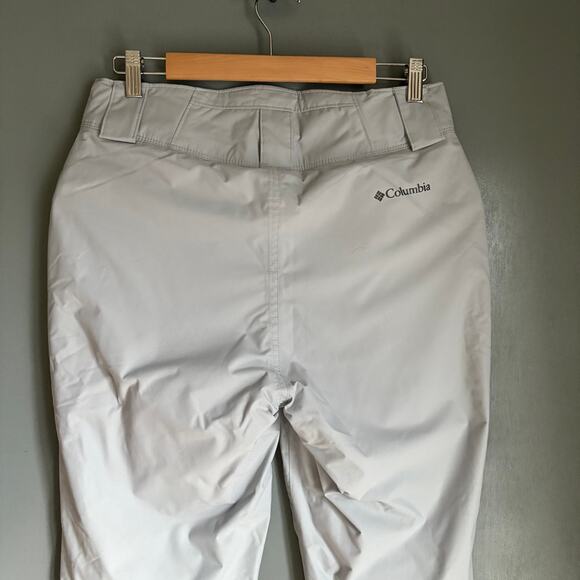 COLUMBIA Women's Small Light Grey Ski Pants Snow Snowboard Winter Sports Gorp - Picture 6 of 9